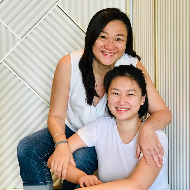 Sharon Wong and Nikki Wong